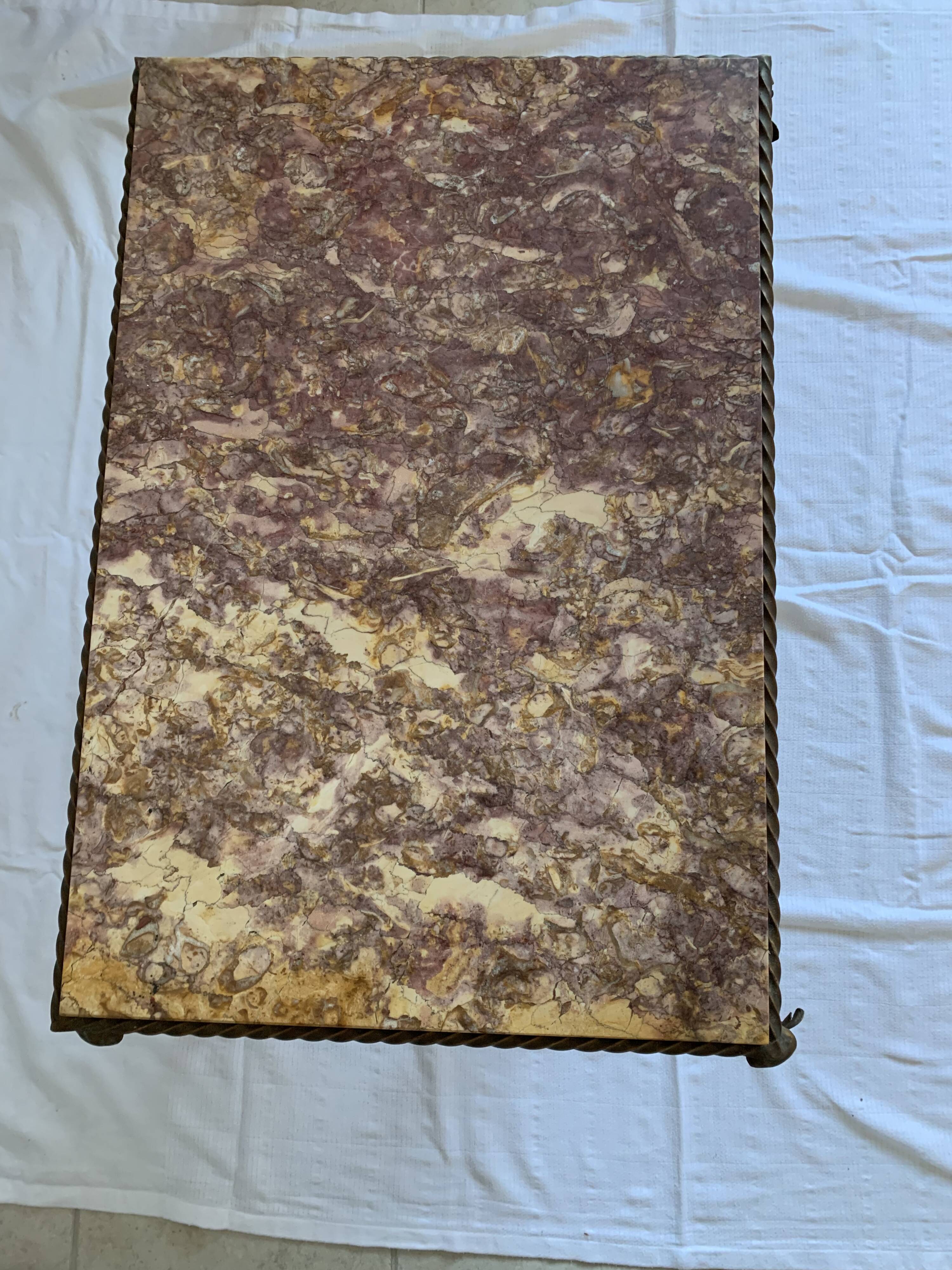 Table basse marbre