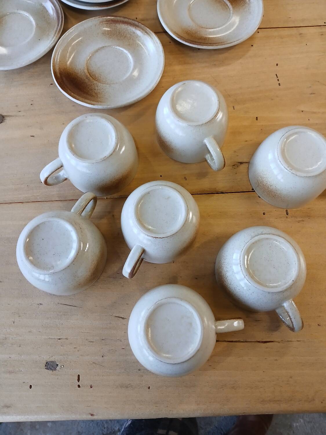 Antique stoneware coffee service