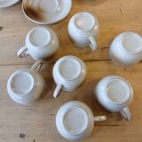 Service à café ancien en grès