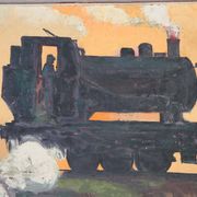 Jean Vigoureux (1959) Oil painting on wooden panel