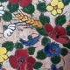 Ceramic plate Jérôme Massier Vallauris 1932-1935 cloisonné flower decoration