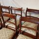 Mahogany empire chairs