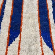 Handmade natural wool rug size 100 x 200 cm