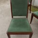 6 chaises aca​jou Gaston Poisson art déco 1930/1940