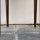 Marble bouillotte table