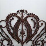 2-seater rattan bedhead