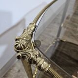 Brass side table, France, 1950s.