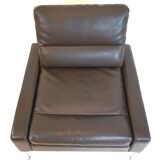 Fauteuil en cuir Wilkhahn Série 800 par Hans Peter Piel