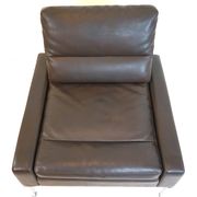 Fauteuil en cuir Wilkhahn Série 800 par Hans Peter Piel