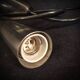 Still brand tube pendant light in polished stainless steel, 1970s, NEW