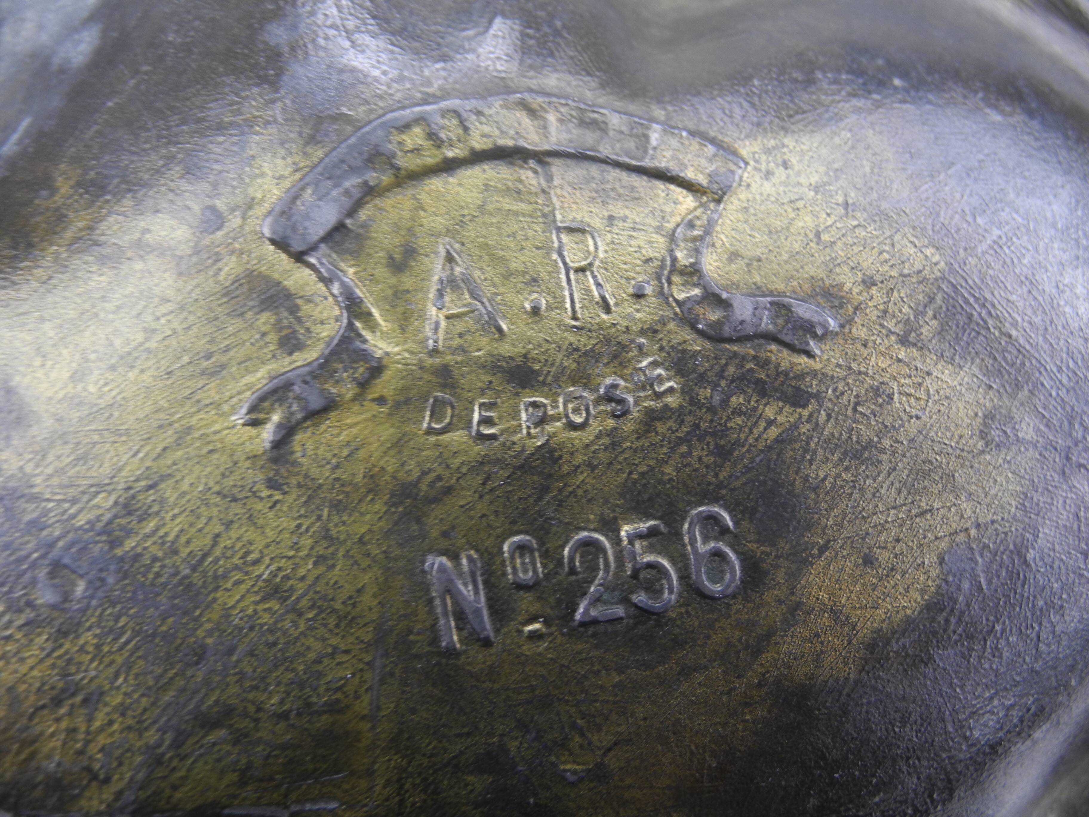 old ashtray empty pockets Amboise antique French ashtray