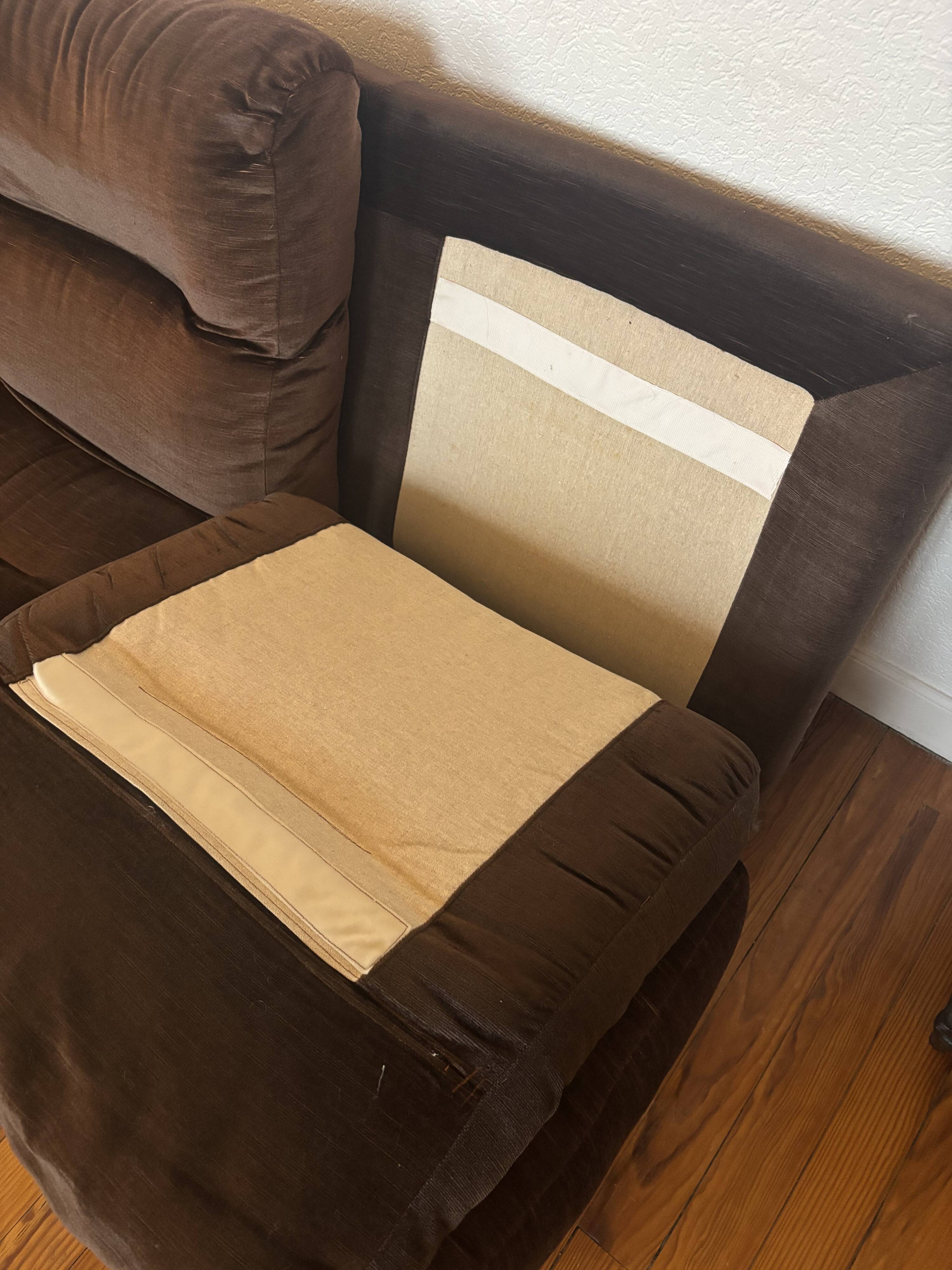 Albany canapé by Ligne Roset attributed to Michel Ducaroy – bison velvet – 1976