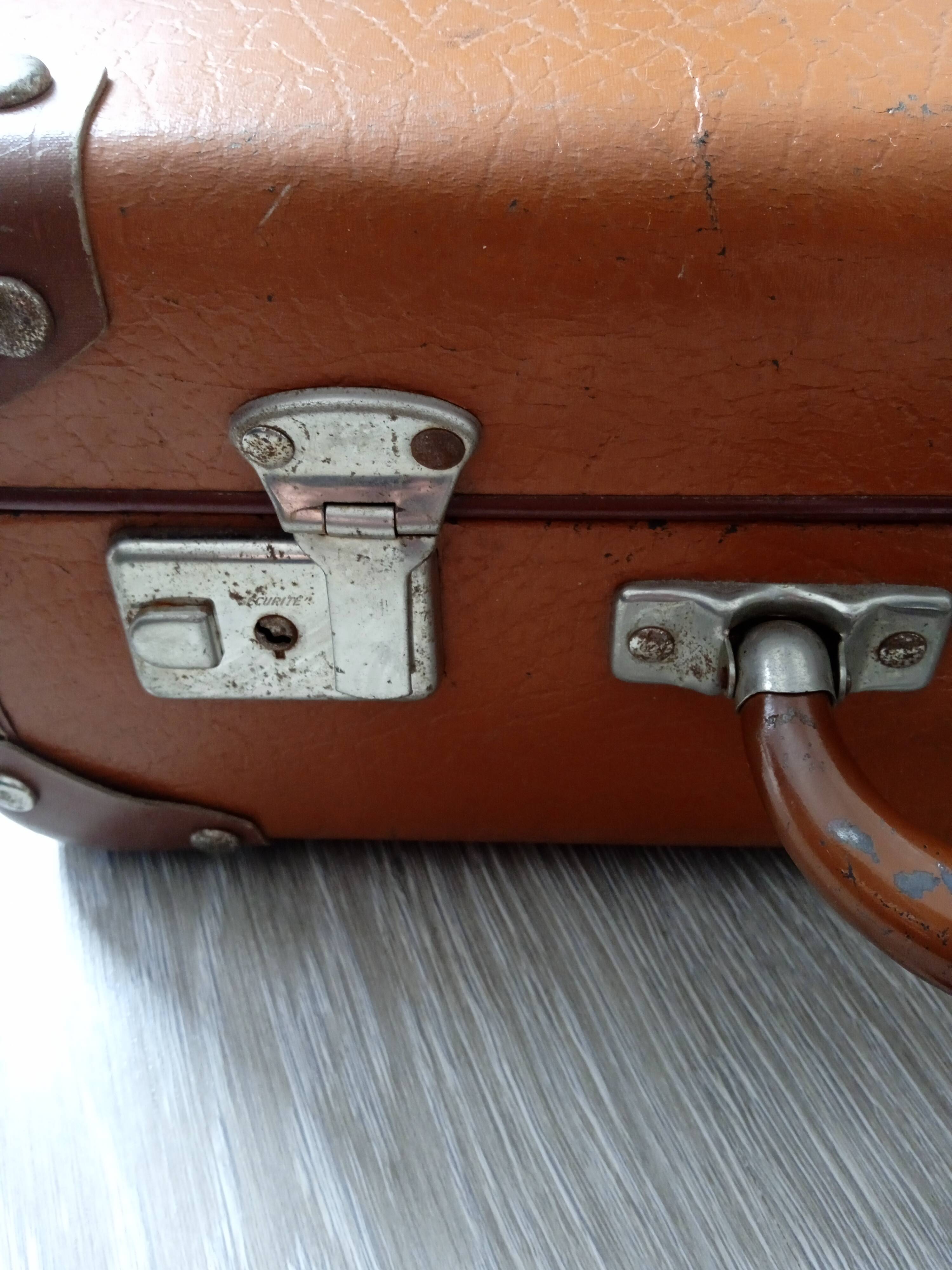 Vintage antique suitcase