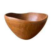 Saladier en teck scandinave