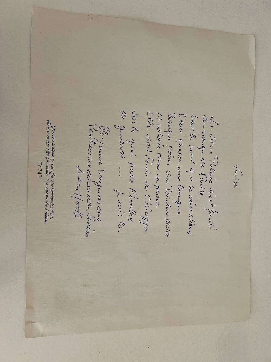 Venice landscape watercolor