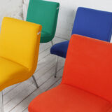 Fauteuil Vostra vert conçu par Jens Risom pour Walter Knoll