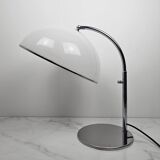 Table Lamp in Chrome And White Acrylic Diffuser, Italy 1970's
