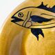 Lotd e 6 hollow plates in hand-painted faience