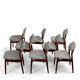 Set de 8 chaises 62 en palissandre par Arne Vodder