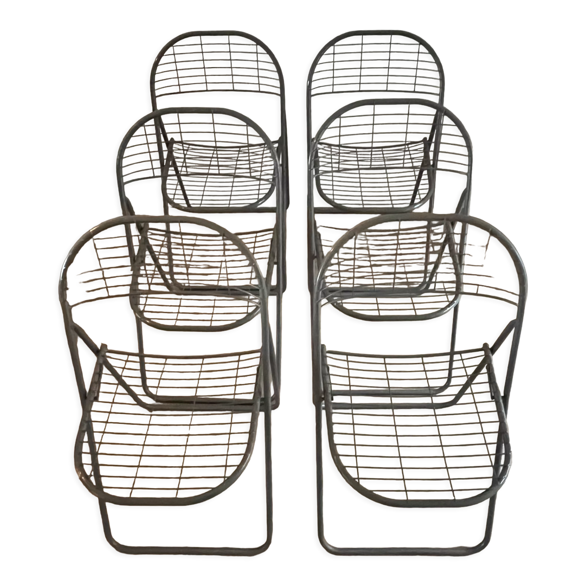 Lot de 6 chaises pliantes Kino by Niels Gammelgard