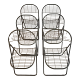 Lot de 6 chaises pliantes Kino by Niels Gammelgard