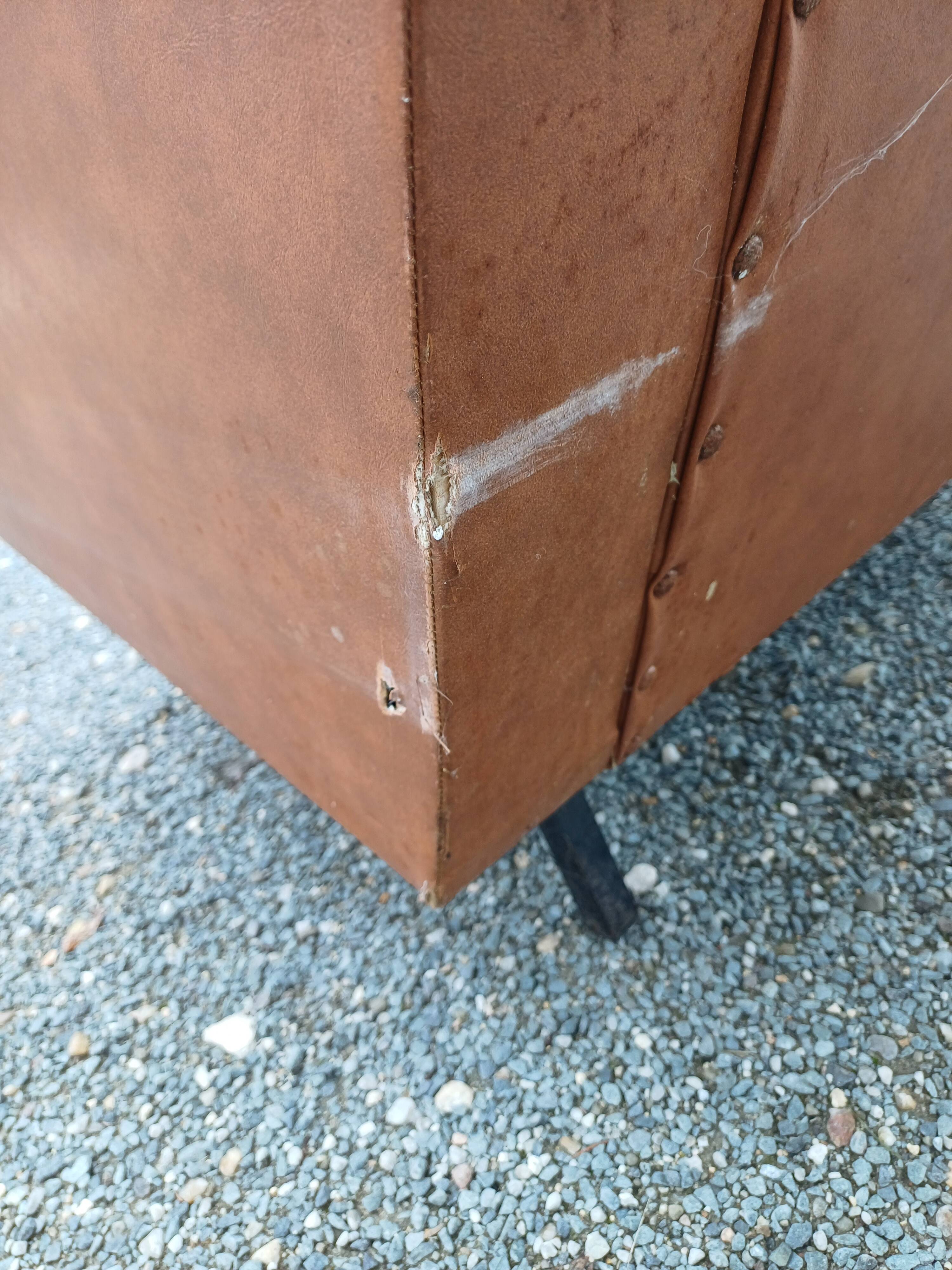 Vintage 50s/60s Brown Skai Armchair