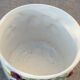Cache pot glazed ceramic slip vintage fruits