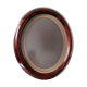 Oval mahogany antique picture frame large