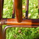 Armchair bamboo and rattan of the 1980