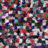 Tapis Marocain Boucherouite coloré - 138 x 260 cm