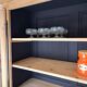 GLASS CABINET IN SOLID OAK