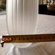 Salviati soliflore vase Aria Piccolo model in white ribbed glass