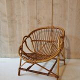 Rattan armchair