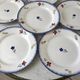Set of 6 dessert plates Digoin Sarreguemines, years 30-40