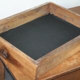 Rustic farm house table with 2 1930 drawers