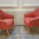Seats 50-60 years red