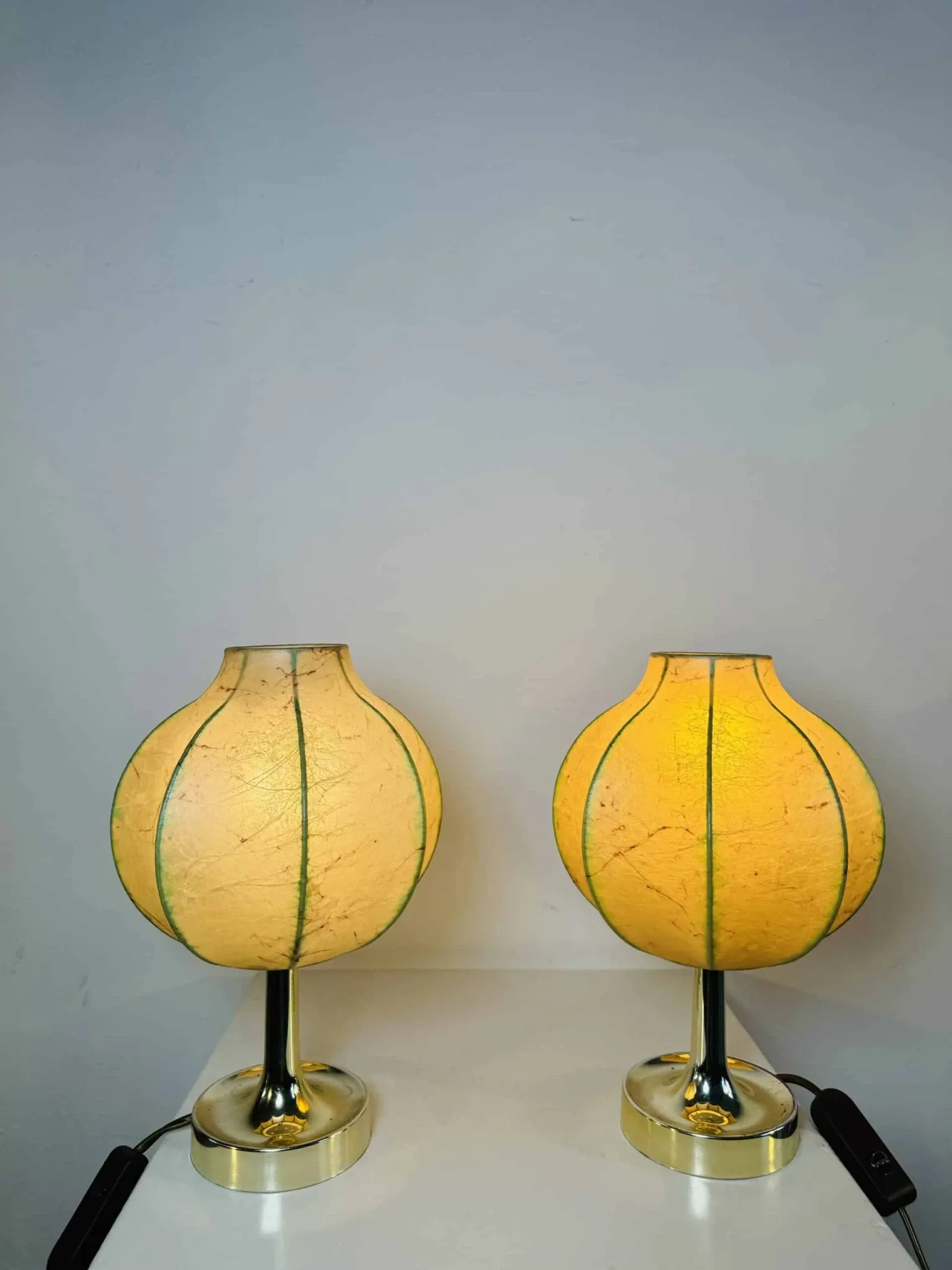 Cocoon Table Lamp By Friedel Wauer For Goldkant Leuchten, Germany, Circa 1960S/1970S