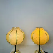 Cocoon Table Lamp By Friedel Wauer For Goldkant Leuchten, Germany, Circa 1960S/1970S