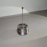 Very rare Adlumen lamp / pendant, inox wired