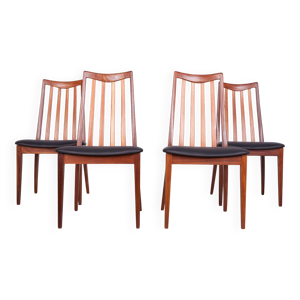 4 chaises de salle à - teck