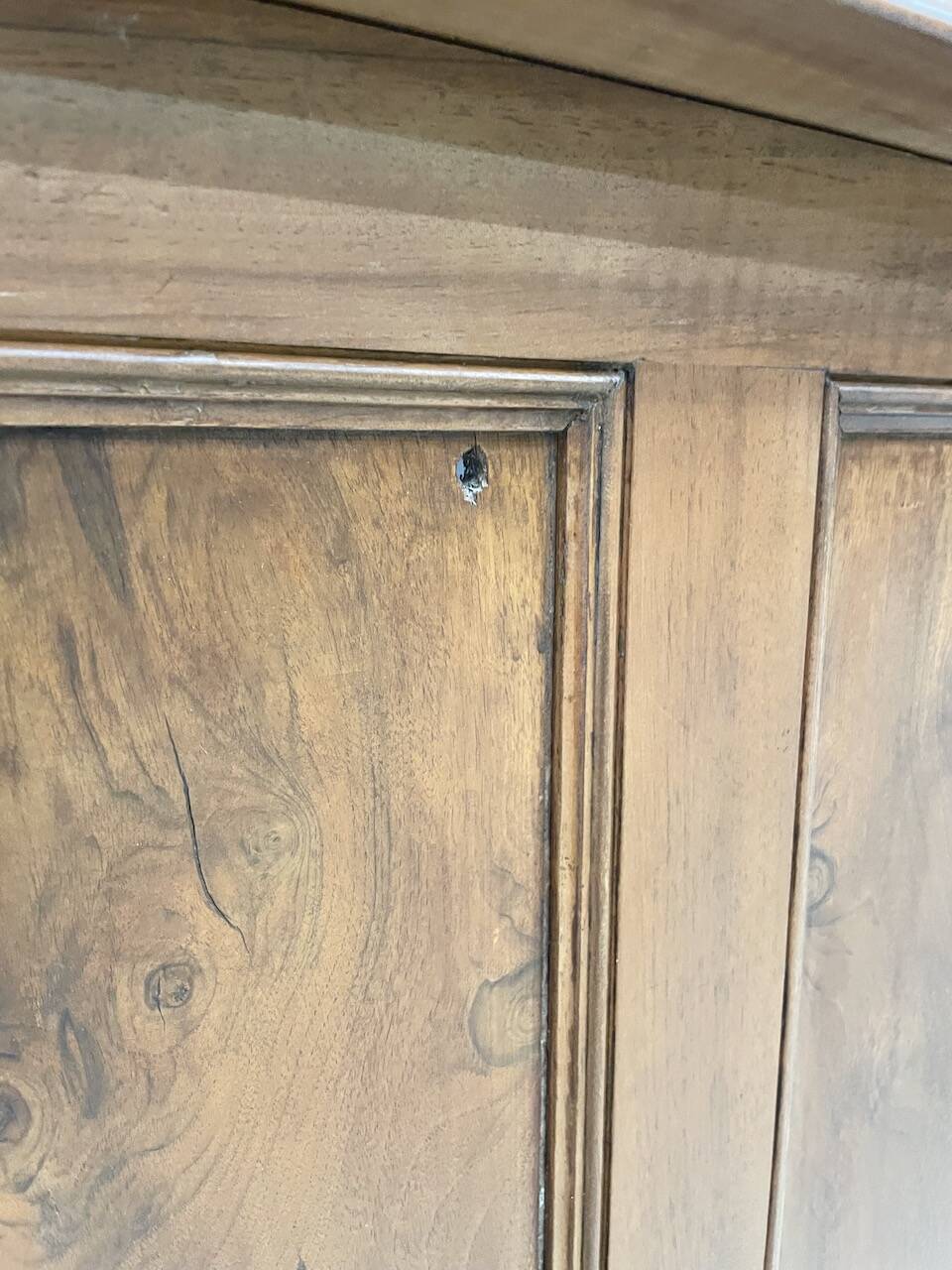 Comptoir ou bureau en noyer années 50