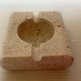 Travertine individual ashtray