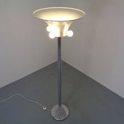 Large chrome-plated floor lamp from Staff, 1960s