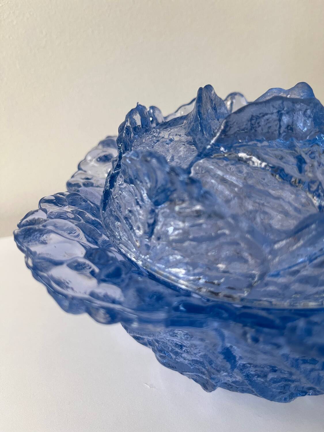 Portieux glass “cabbage” candy box