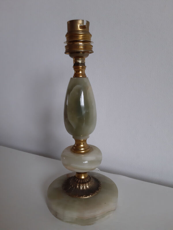 Onyx marble lamp foot 1960