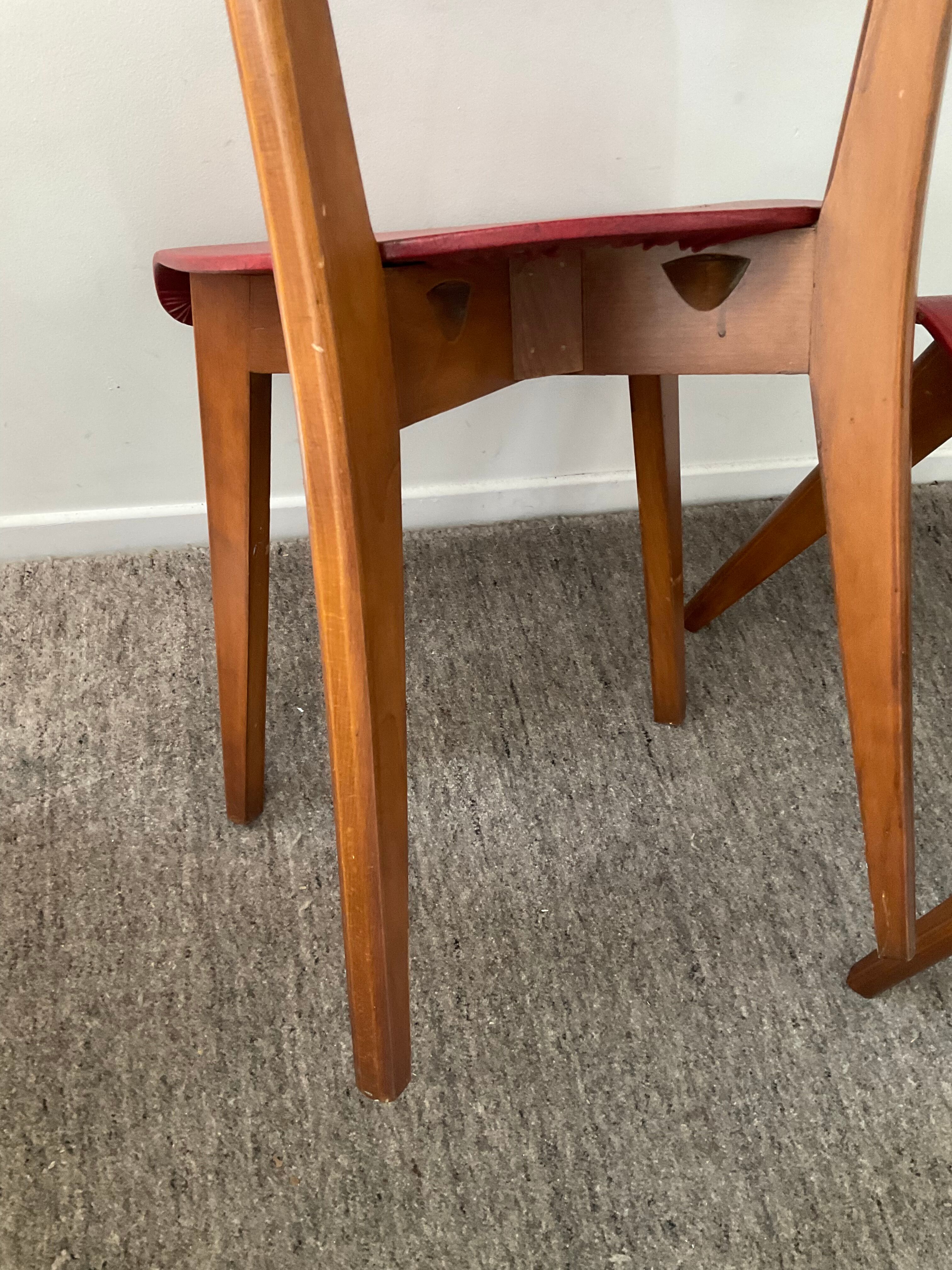 Pair of Scandinavian chairs from the 50s and 60s