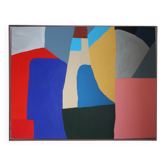 Composition abstraite contemporaine colorée N.4