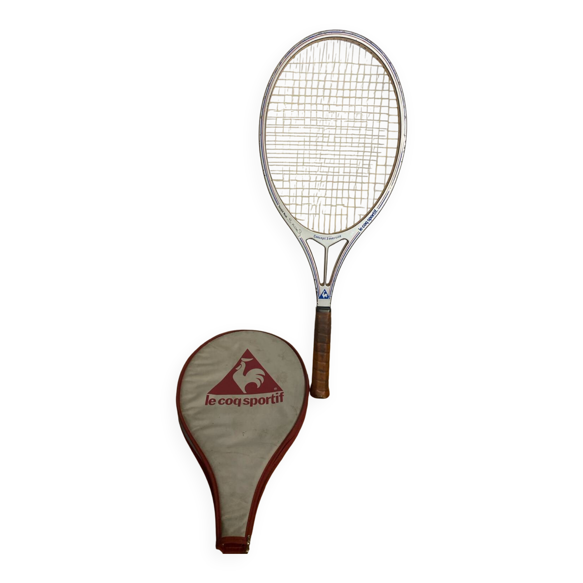 Vintage Tennis Racket LE COQ SPORTIF Concept 3 Yannick NOAH | Selency