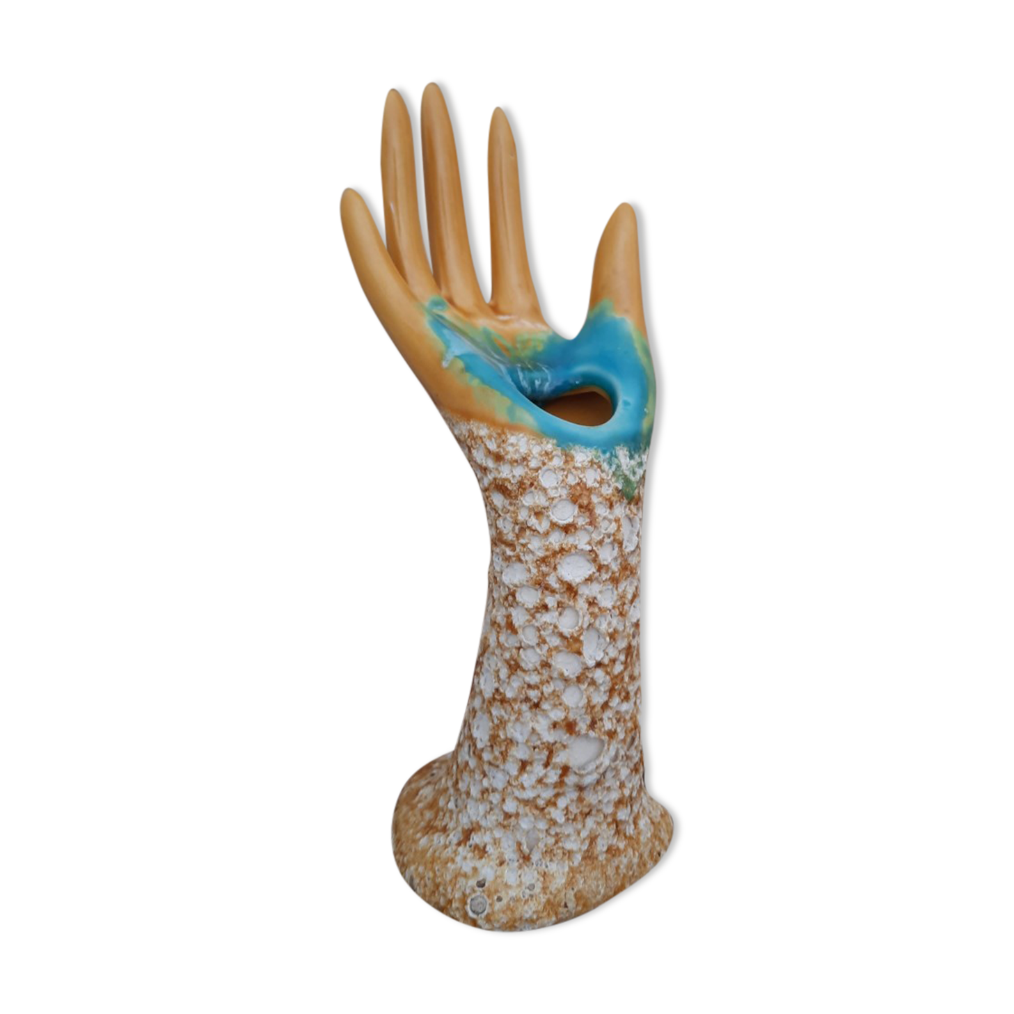 Hand vintage soliflore ring