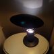 80s black yellow vintage plastic desk lamp